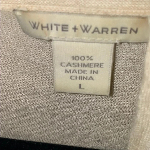 White + Warren  Cashmere cardigan L - Picture 3 of 16